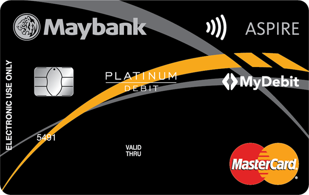 Maybank ASPIRE MasterCard Platinum Debit Card