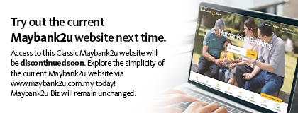 Maybank2u login